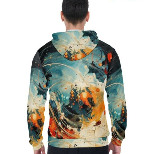 All-over Print Zip Hoodie (Lightweight) (Made in China) All-over Print Zip Hoodie (Lightweight) (Made in China)