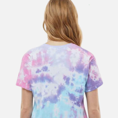 Women's Tie-Dyed Crop T-Shirt Colortone 1050 (Made in US) Women's Tie-Dyed Crop T-Shirt Colortone 1050 (Made in US)