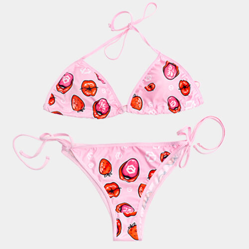 All-over Print String Bikini