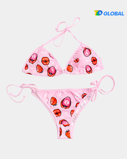 All-over Print String Bikini