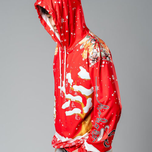 All-over Print Long Sleeve Hooded T-shirt All-over Print Long Sleeve Hooded T-shirt
