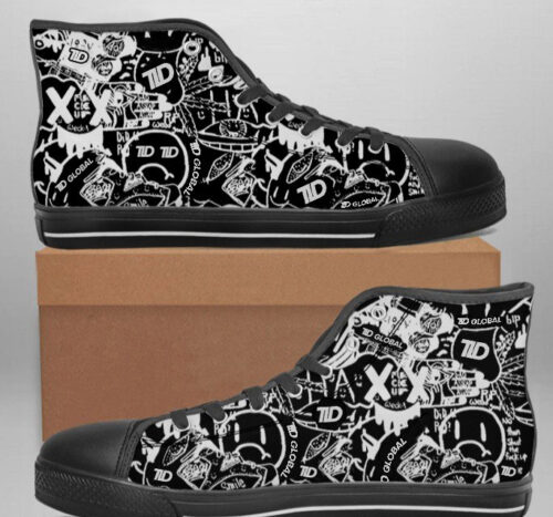 High Top Canvas Shoes (Made in China)