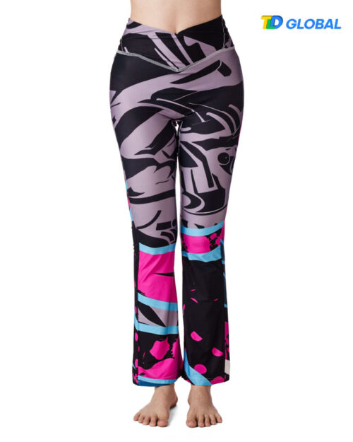 All-over Print Flare Leggings