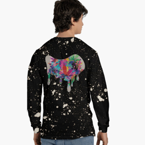 Bleach Splatter Long Sleeve T-shirt Bleach Splatter Long Sleeve T-shirt