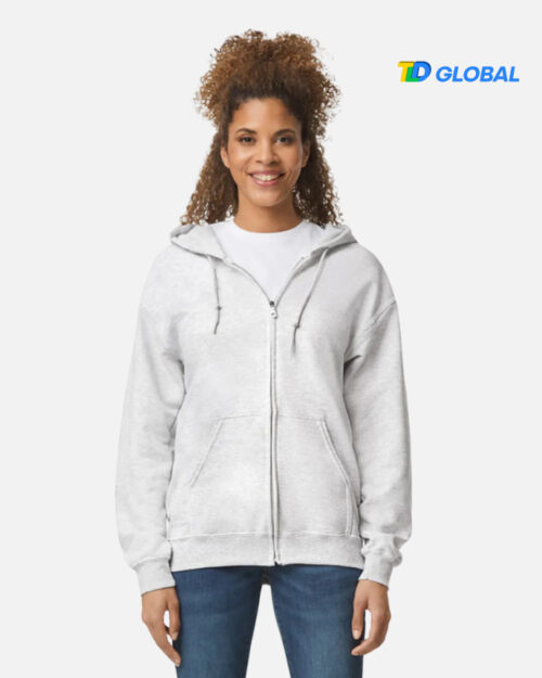 Classic Unisex Zip Hoodie Gildan 18600 (Made in US)