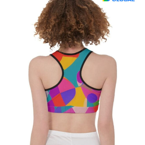 All-over Print Racerback Sports Bra (Made in China) All-over Print Racerback Sports Bra (Made in China)