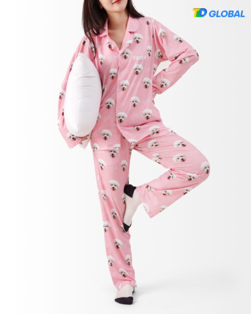 All-over Print Pajamas Set