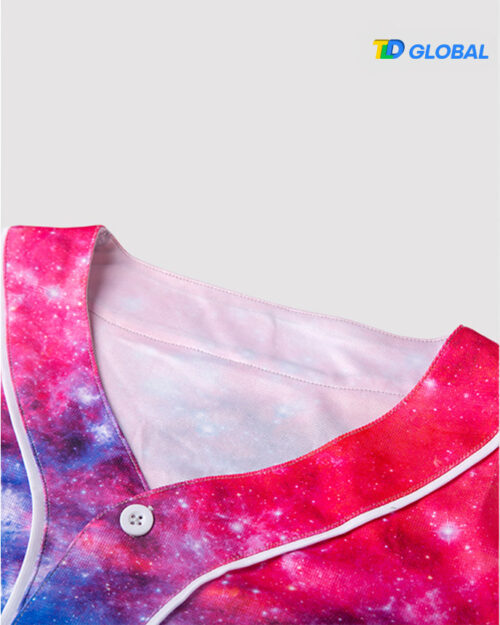 All-over Print Crop Top Baseball Jersey