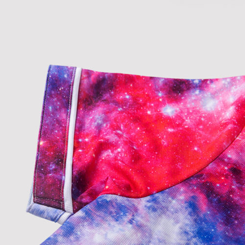All-over Print Crop Top Baseball Jersey All-over Print Crop Top Baseball Jersey