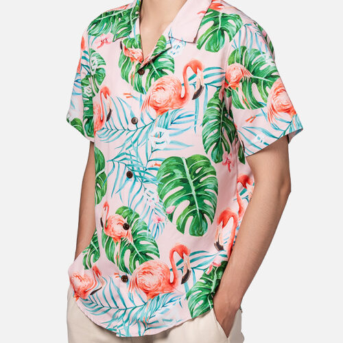 All-over Print Regular Fit Hawaiian Shirt All-over Print Regular Fit Hawaiian Shirt