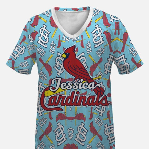 All-over Print V-Neck T-Shirt