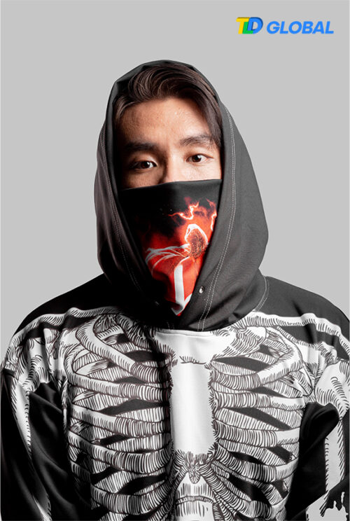 All-over Print Gaiter Hoodie (Midweight)