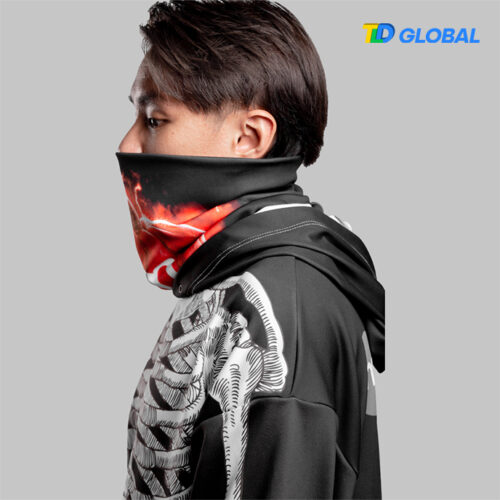 All-over Print Gaiter Hoodie (Midweight) All-over Print Gaiter Hoodie (Midweight)