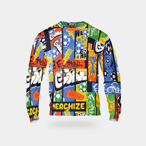 All-over Print Sweatshirt (Midweight) (Made in China)