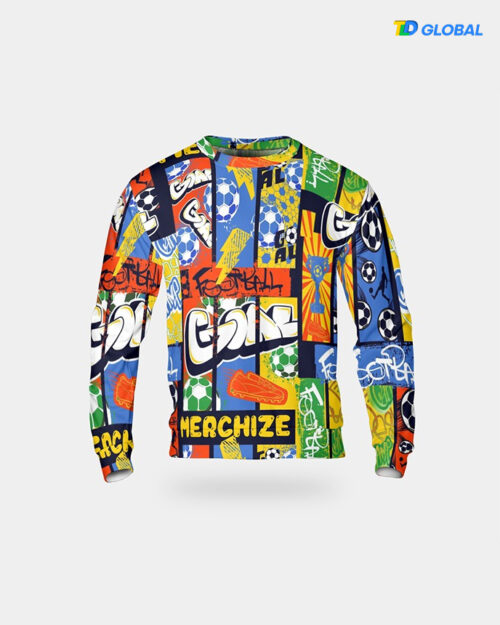 All-over Print Sweatshirt (Midweight) (Made in China)