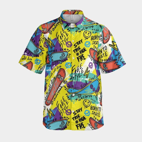 All-over Print Button Down Shirt