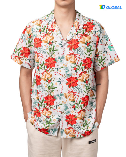 All-over Print Short-sleeve Hawaiian Shirt